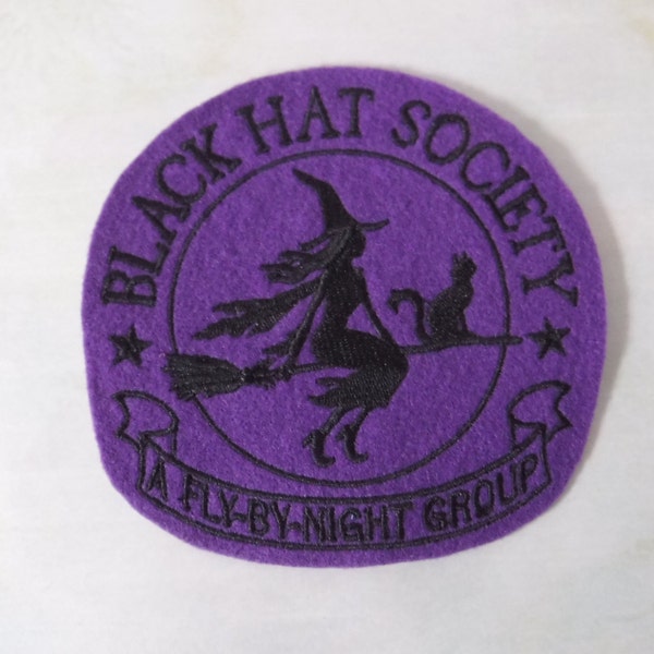 Purple Witch, Purple Halloween, Purple Patch, Gothic Witch, Witch Gifts, Iron On Patch, Gothic Gifts, Samhain, Black Hat Society, Halloween