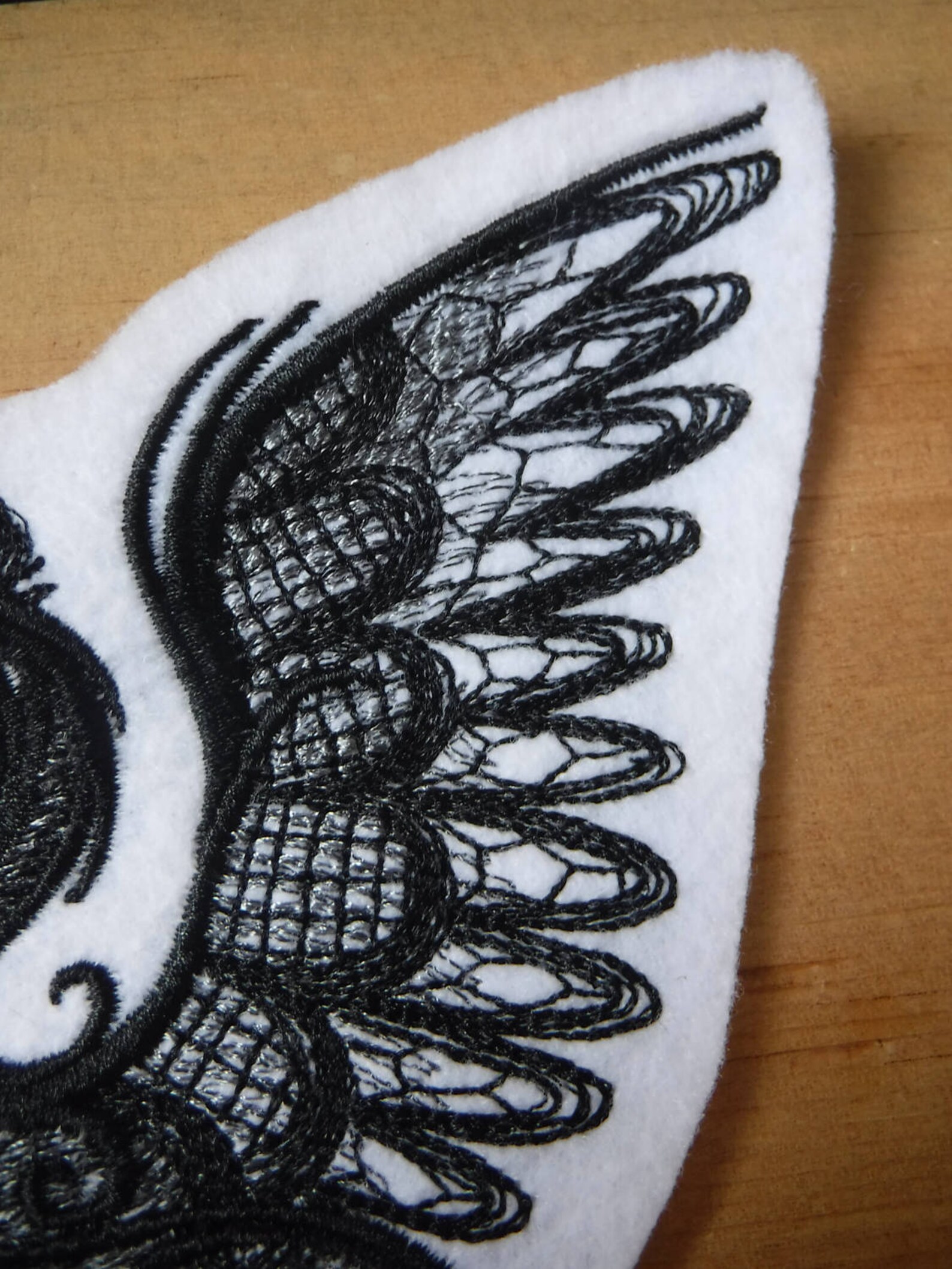 Phoenix Patch Black Phoenix Phoenix Applique Iron on Patch Etsy