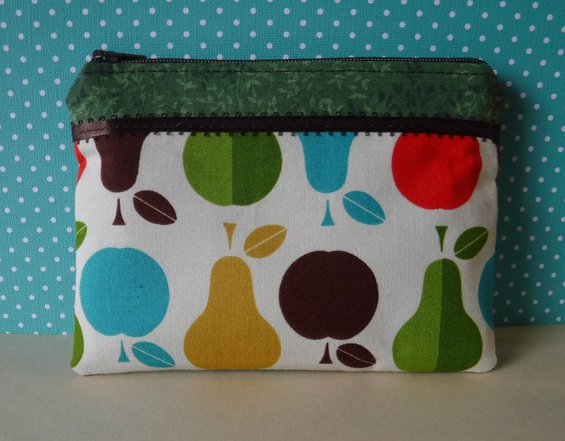 Sanitary Pad Retro Fruit Fruit Fabric Retro Gifts Fruit Bag Tampon Pouch Tampon Holder Retro 70s Zipper Pouch Makeup Toiletry Bag