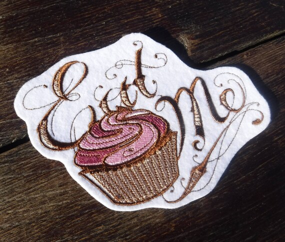 Eat Me Alice In Wonderland Eat Me Cupcake Eat Me Sign Alice Etsy