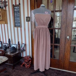 Victorian Apron, Pinner Apron, Civil War Apron, Victorian Costume, Victorian Era, Reenactment Clothes, Prairie Apron, History Bounding