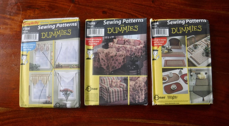 Home Decor Pattern Simplicity Patterns Sewing For Dummies Etsy