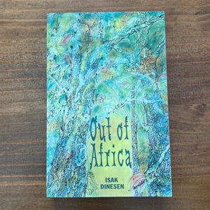 Out of Africa by Isak Dinesen, vintage literature paperback