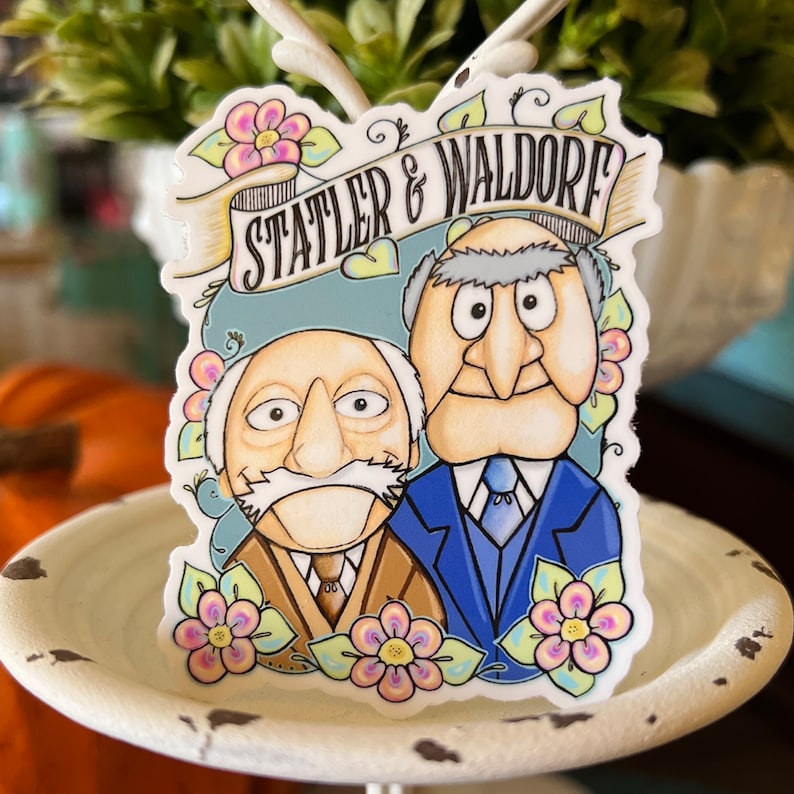 Statler and Waldorf Vinyl Decal Sticker - Etsy