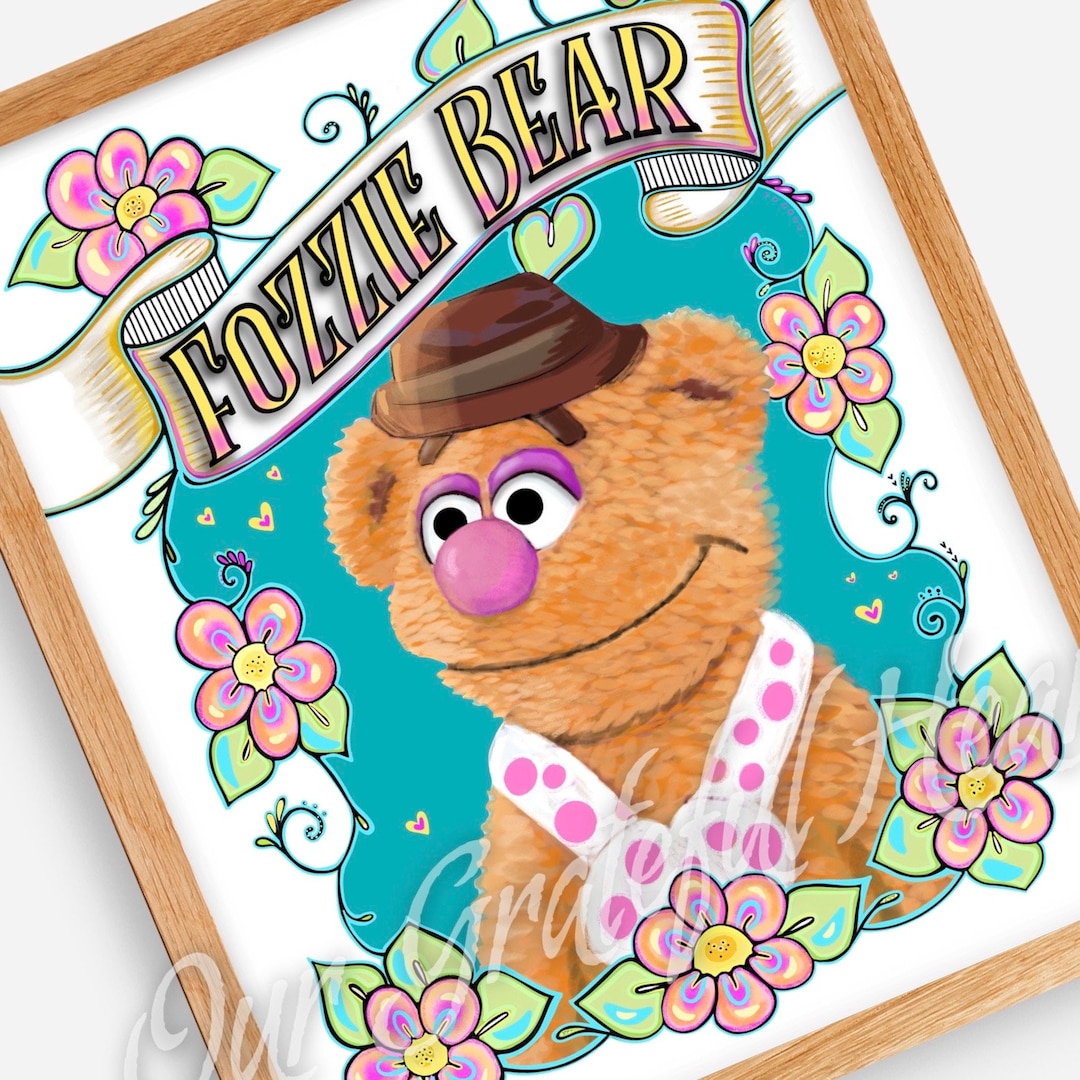 Fozzie Bear / the Muppets / Muppet Fan Art / Fine Art Illustration /  Watercolor - Etsy, image size:1080x1080