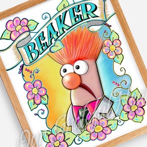 Becher/ Die Muppets / Muppet Fan Art / Fine Art Illustration / Aquarell