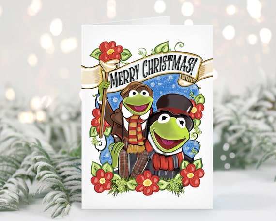 A Muppet Christmas Carol Christmas Card / 5x7 Holiday Greeting