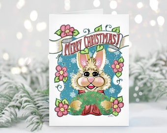 Bean Bunny / A 5x7 Muppet Christmas Carol Christmas Card