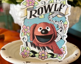 Rowlf the Dog Vinyl Decal Muppet Sticker