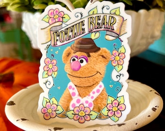 Fozzie Bear satin finish Vinyl Decal Muppet Sticker / Muppet Show / Muppet Movie