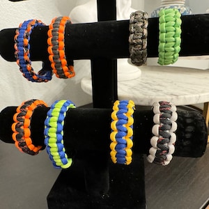 Solomon / Cobra Weave Paracord Bracelet Made to Order, custom colors