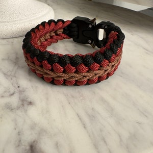 Sanctified Endless Falls Weave Paracord Bracelet Made to Order, custom colors, buckle options