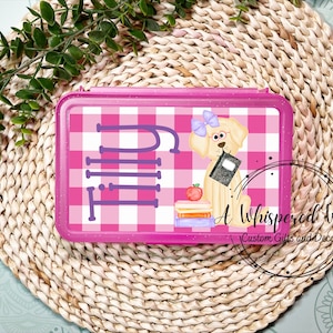 Personalized Pencil Box, School Supplies, Childrens pencil case, Crayon Box, Busy Box, Back to School, Travel Organization