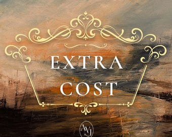 Extra kosten - Spoedbestelling / Verzendingupgrade / Grootte-upgrade / Aangepast ontwerp / CAD / Wasmodel / Geschenkdoos / Graveren / Reparatie