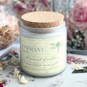 Luxury Wood Wick Soy Wax Candle,  Natural Fragrance Candle, Vintage Candle, Phthalate-Free, Sustainable, Hand-Poured
