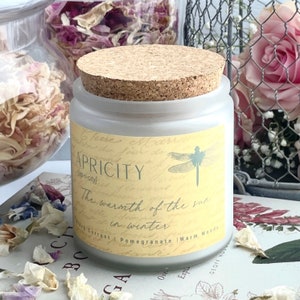 Luxury Wood Wick Soy Wax Candle,  Natural Fragrance Candle, Vintage Candle, Phthalate-Free, Sustainable, Hand-Poured
