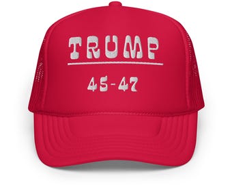 Trump 45-47 Western trucker hat
