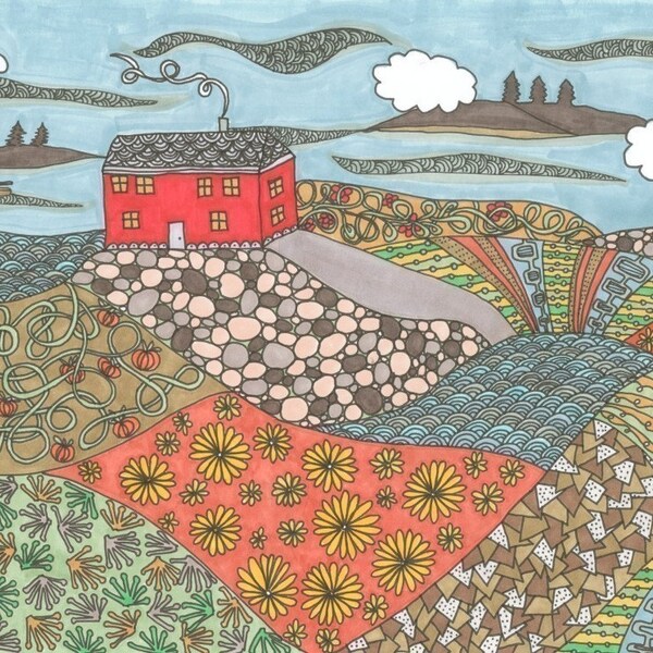 island living - 8.5x11 inch limited edition archival print