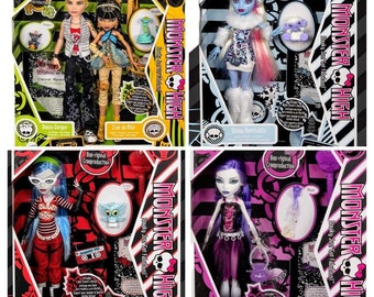 Set Monster High Boo-riginal Creeproduction G1 2024 JUEGO COMPLETO EXCLUSIVO