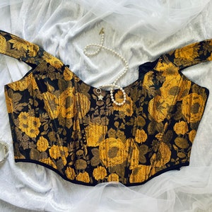 Vintage Corset Top for women Floral Corset