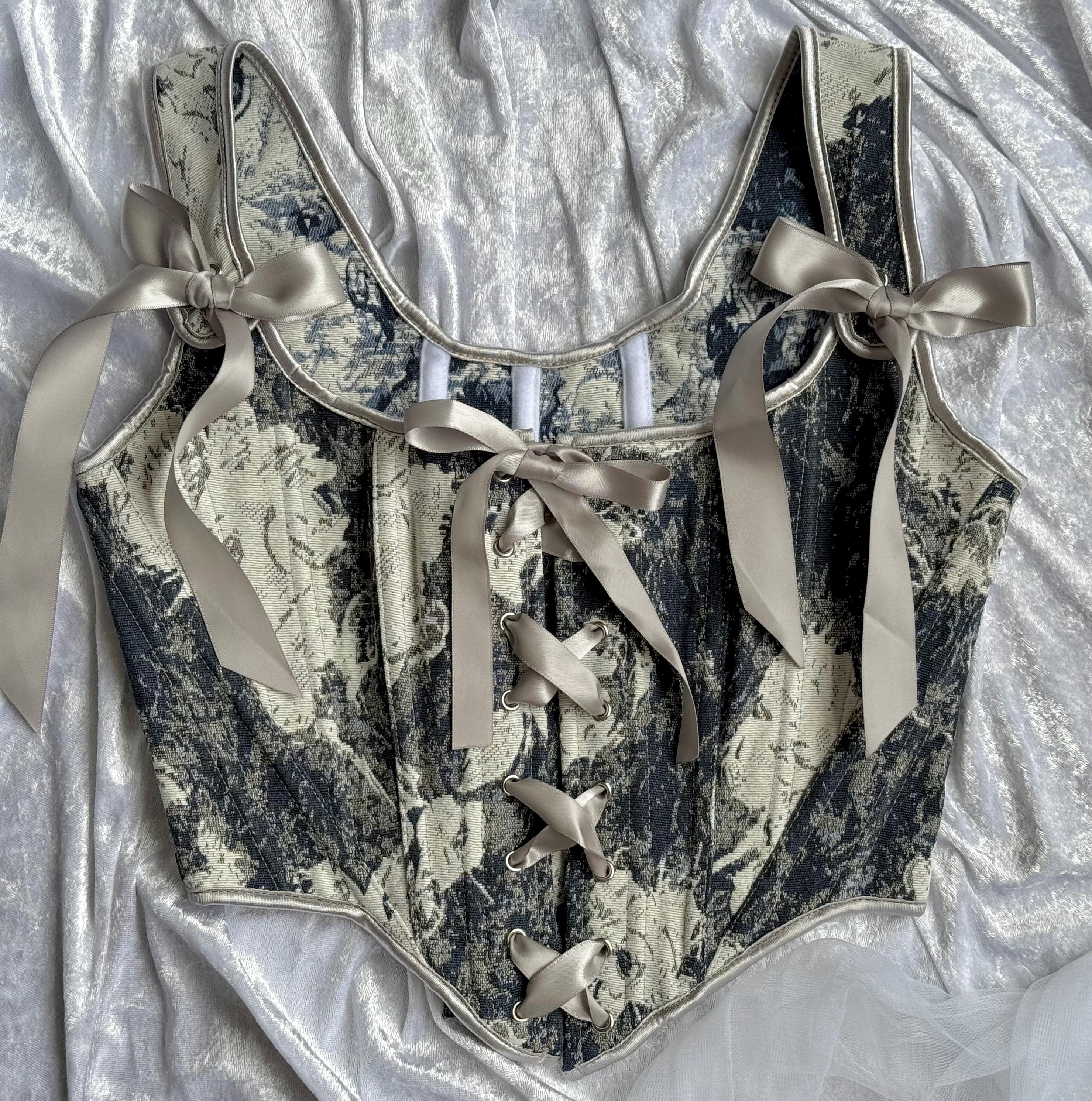 Vintage Corset Top for women floral Corset