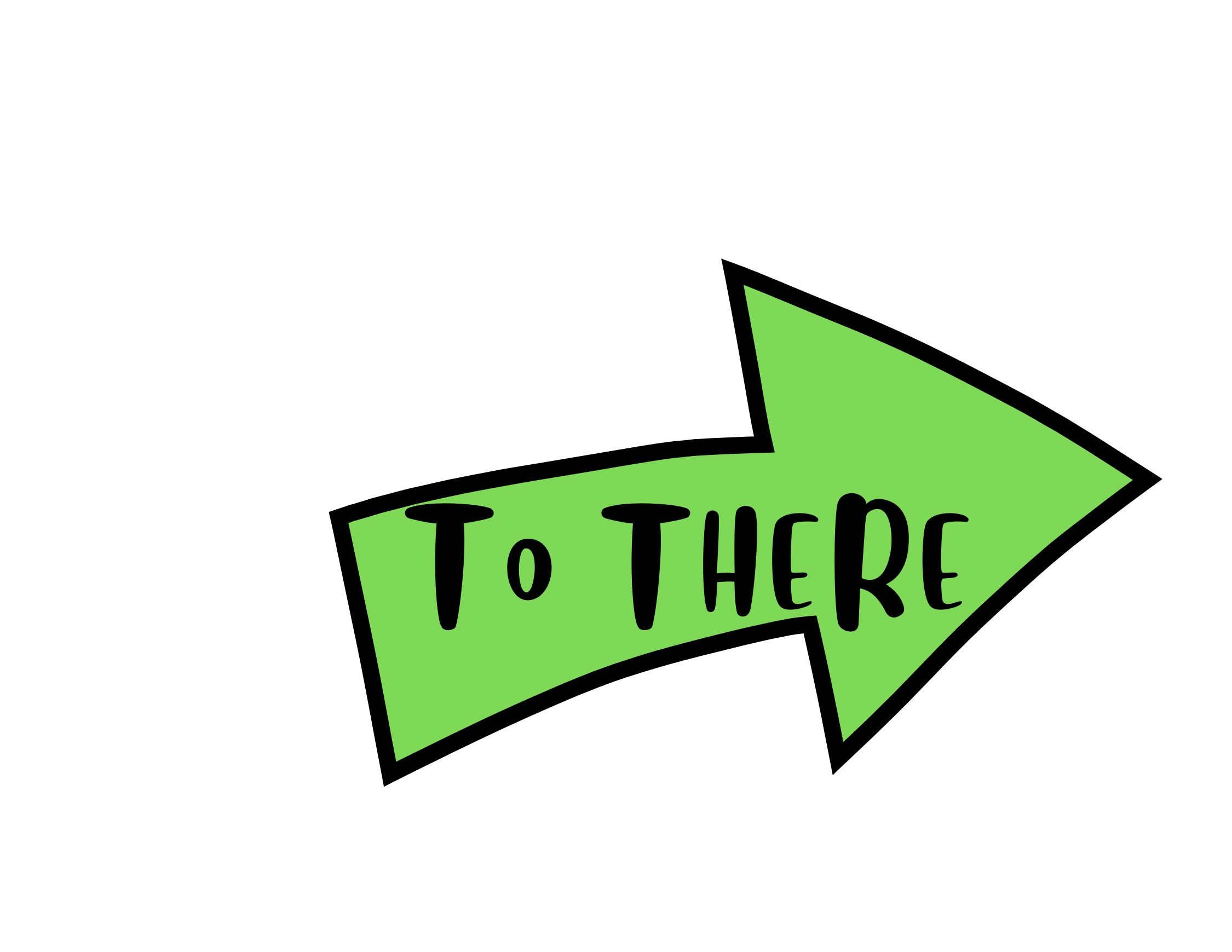 Dr. Seuss Directional Arrow Signs, Editable Birthday Party Decor