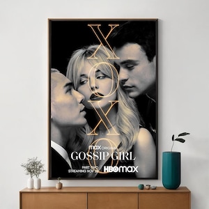 Gossip Girl Movie Poster, Unique Cinema Art, Fine Canvas Art Print, Perfect Gift for Film Enthusiasts, Home Decor