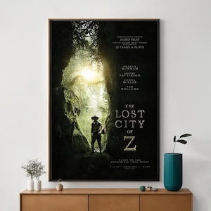 The Lost City of Z Movie Poster, Unique Cinema Art, Fine Canvas Art Print, Perfect Gift for Film Enthusiasts, Home Decor