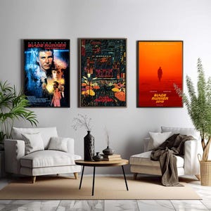 Blade Runner Film Poster, Einzigartige Kinokunst, Leinwanddruck, Perfektes Geschenk für Filmbegeisterte, Wohnkultur