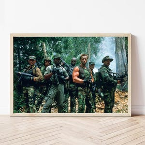 Póster de la película Depredador, arte cinematográfico único, impresión artística en lienzo, regalo perfecto para cinéfilos, decoración del hogar.