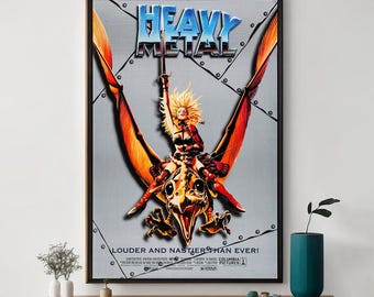 Heavy Metal (1981) Movie Poster: Classic Canvas Art - Etsy
