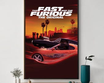 Furious 7 Movie Poster High Quality Print Photo Wall Art Canvas