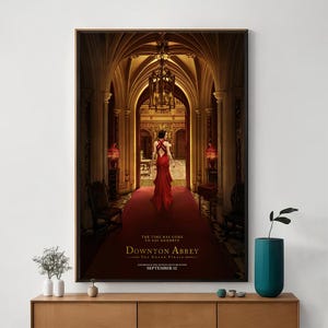 Póster de la película Downton Abbey, arte cinematográfico único, impresión artística en lienzo, regalo perfecto para cinéfilos, decoración del hogar.