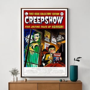 Creepshow Movie Poster, Unique Cinema Art, Fine Canvas Art Print, Perfect Gift for Film Enthusiasts, Home Decor