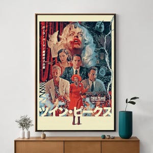 Póster de la película Twin Peaks Fire Walk with Me, arte cinematográfico único, impresión artística en lienzo fino, regalo perfecto para entusiastas del cine, decoración del hogar