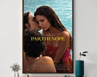 Parthenope Movie Poster, Unique Cinema Art, Fine Canvas Art Print, Perfect Gift for Film Enthusiasts, Home Decor
