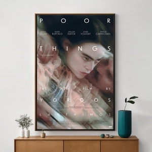 Poor Things Movie Poster, Unique Cinema Art, Fine Canvas Art Print, Perfect Gift for Film Enthusiasts, Home Decor