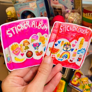 Sticker Album and sticker book - 3&quot; vinyl sticker duo