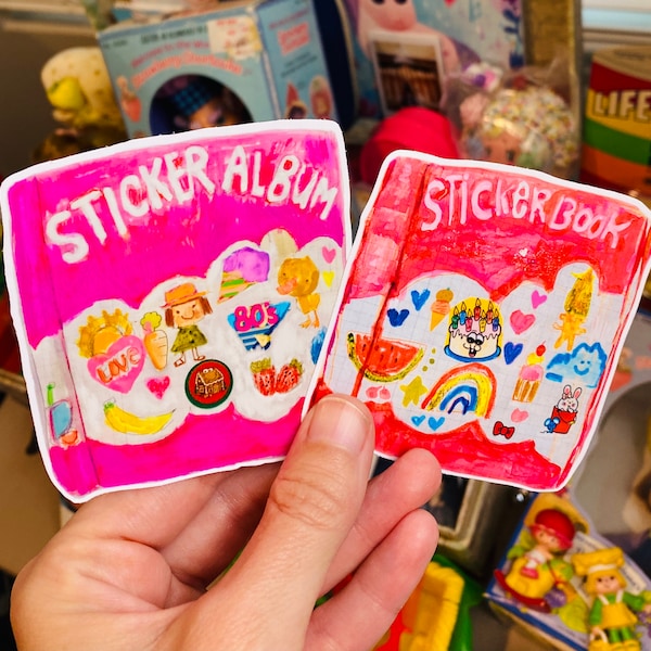 Stickeralbum und Stickerbuch - 3" Vinyl Sticker Duo