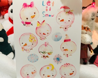 Snow Babies - sticker sheet