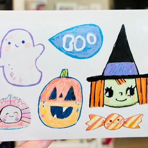 Boo - sticker sheet