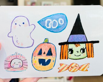 Boo - sticker sheet