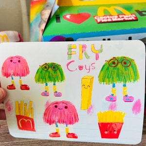 Fry Guys - sticker sheet