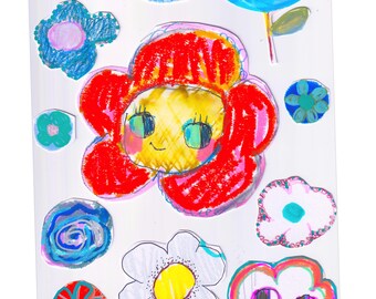 Spring Flowers collage sheet - by Mindy Lacefield