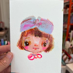 Mia - 100x160 original Postkarte