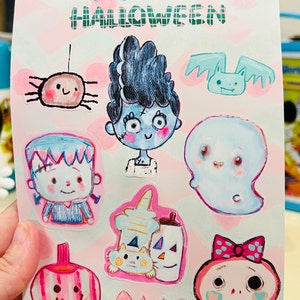 Hello Halloween - sticker sheet