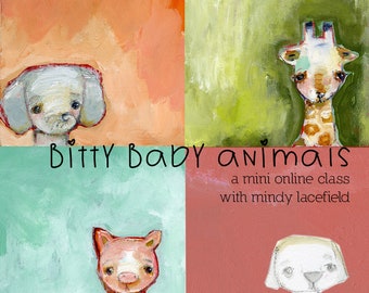 Bitty Baby Animals - online Mini class