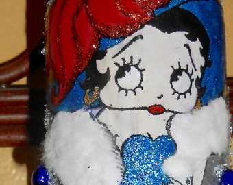 Betty Boop Bottle Art