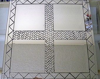 Mosaic Mirror Herringbone Design