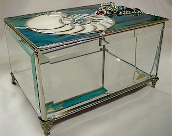 Stained Glass Box Over-Sized for Display, Jewelry, Special Collections, Etc.....